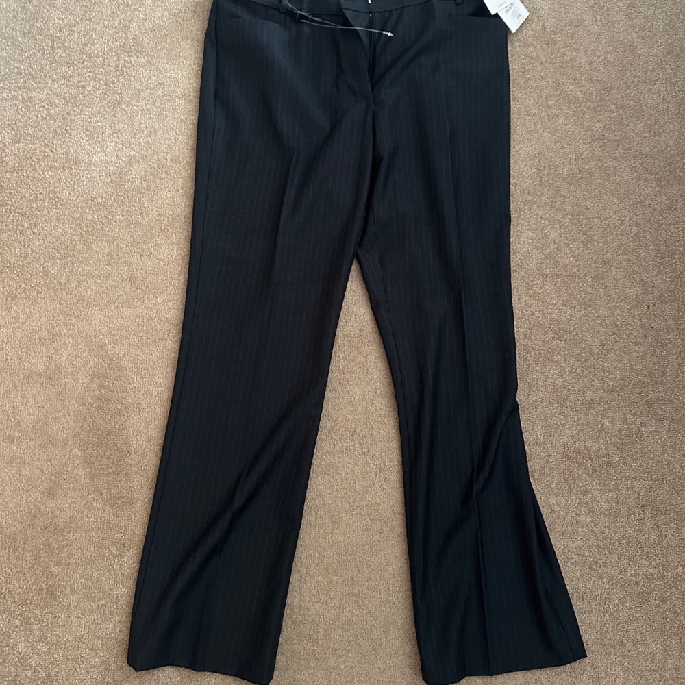 Calvin Klein Modern Fit Trousers Black Size 12